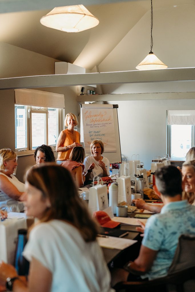 Jane Galloway award-winning speaker and coach facilitating deep connection during a workshop
